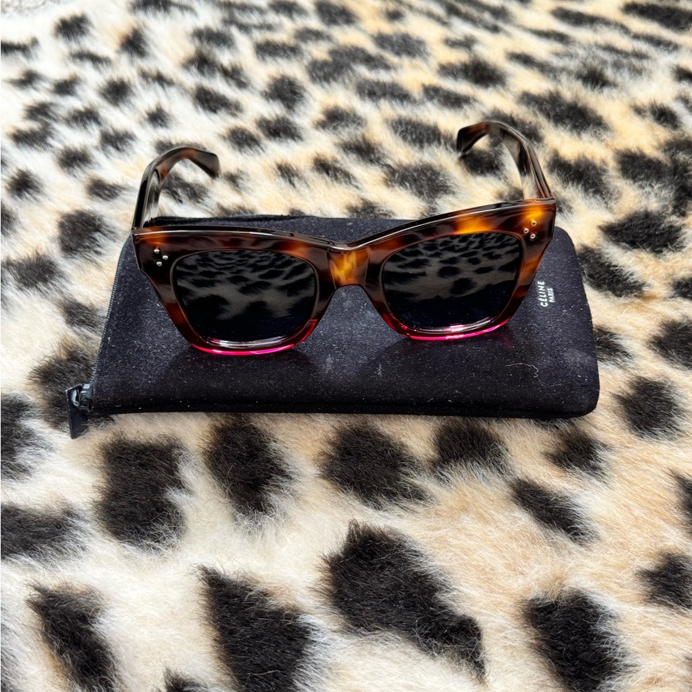 CELINE Havana Pink Sunglasses 3 Dots